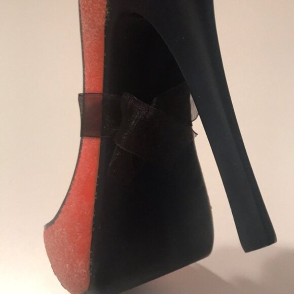 🧡💙 Auburn University Glitter High Heel Bottle Holder | Collegiate Team Spirit - Picture 7 of 8